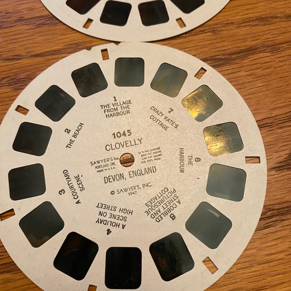 Vintage One View-master Reels x3 #1001 London 1 #1040 & 1045 Devon England - Picture 2 of 5